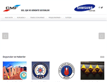 Tablet Screenshot of cmf.com.tr